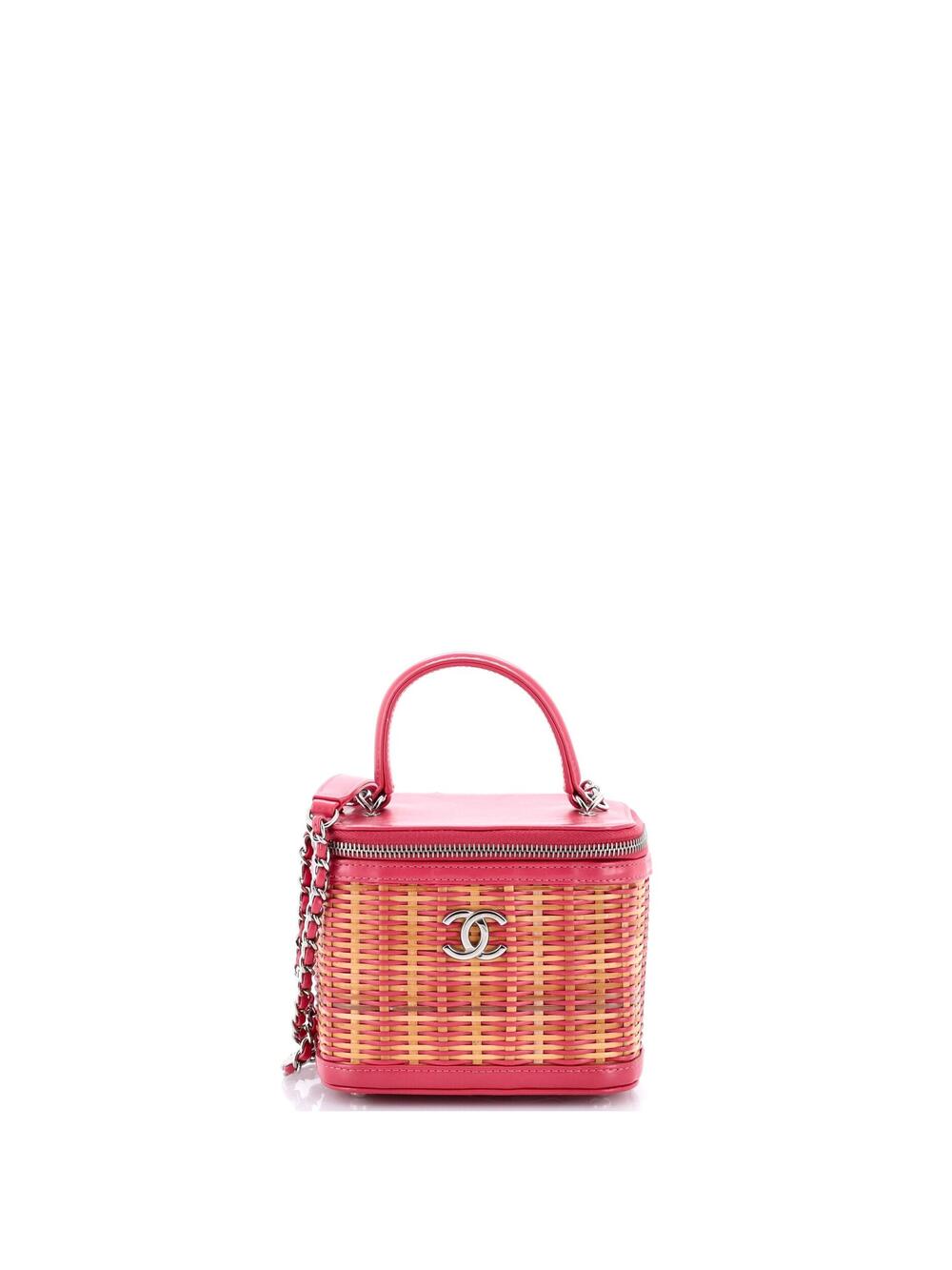 Chanel Take Away Vanity Case Rattan And #370932C37B